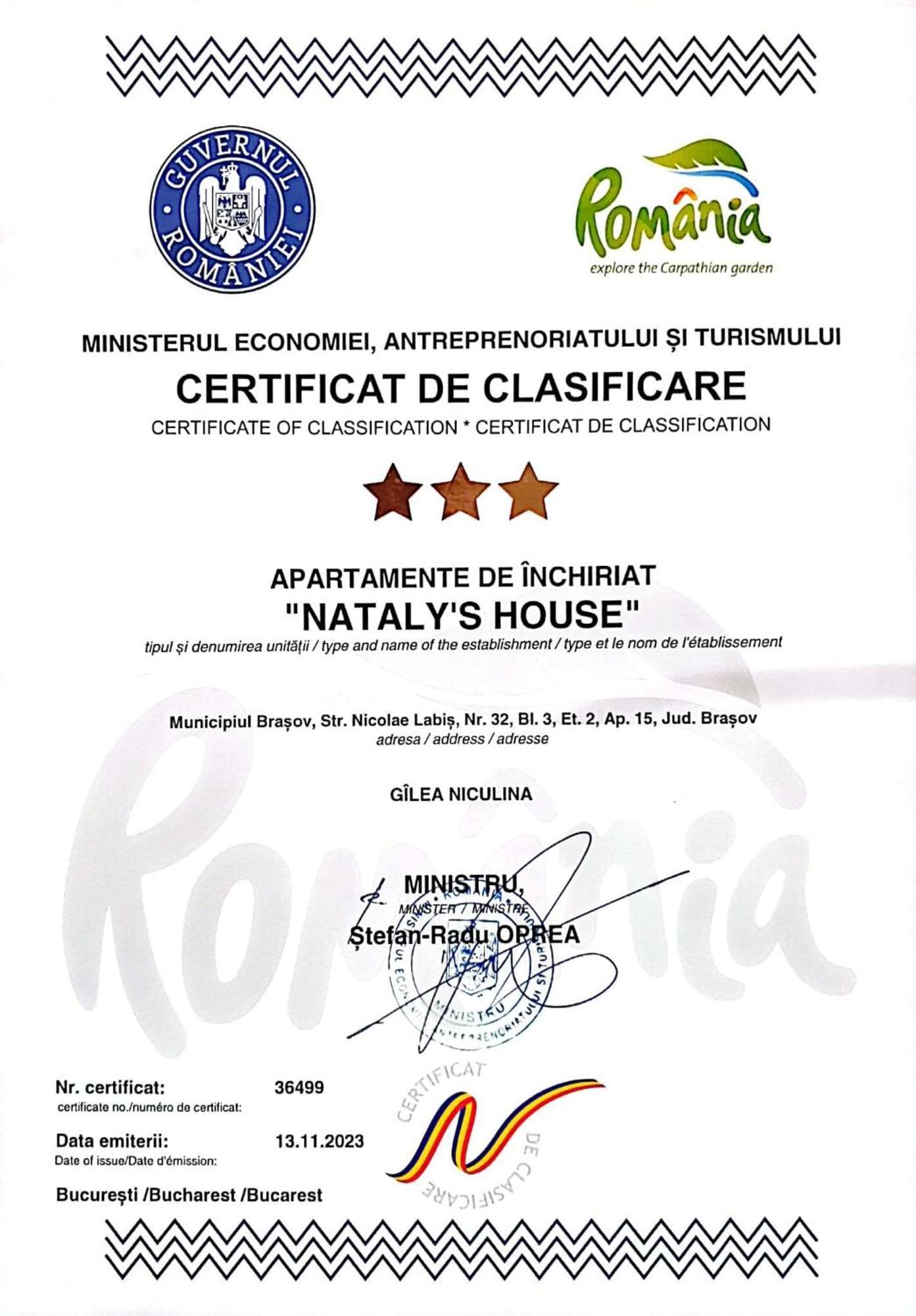 شقة Nataly'S House براشوف المظهر الخارجي الصورة